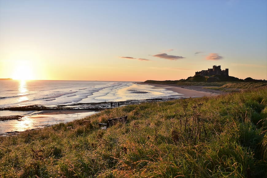 Bamburgh has some of the best beach campsites in UK