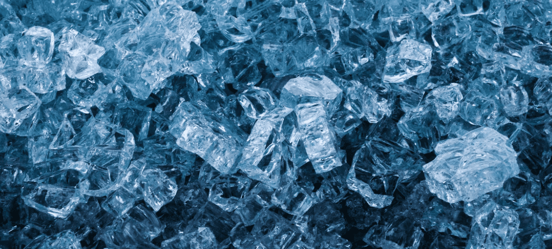 Pieces of ice