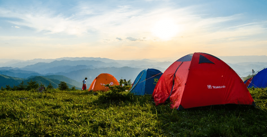 Tent can be lock when outside